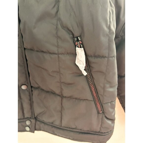 NWT Rebecca Minkoff Womens Quilted Puffer Jacket Size M‎ Collarless Black Preppy - Picture 5 of 14